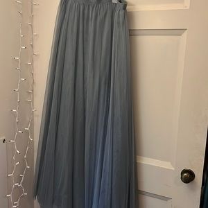 Revelry Tulle Skylar Skirt- Size 18- Slate Blue